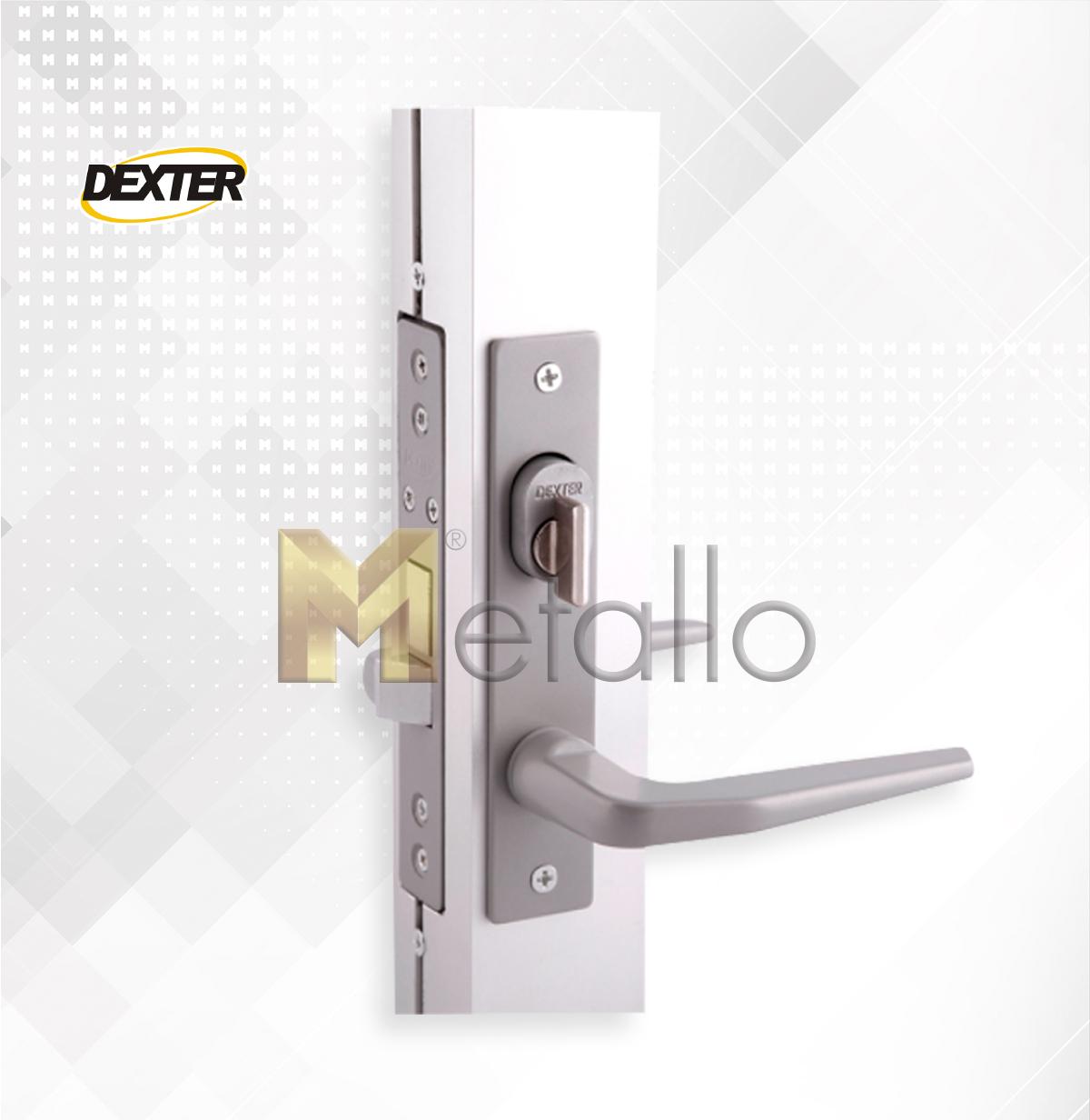 Cerradura DEXTER 100 para perfil de Aluminio Ll-Mar Manijas De Zamac An